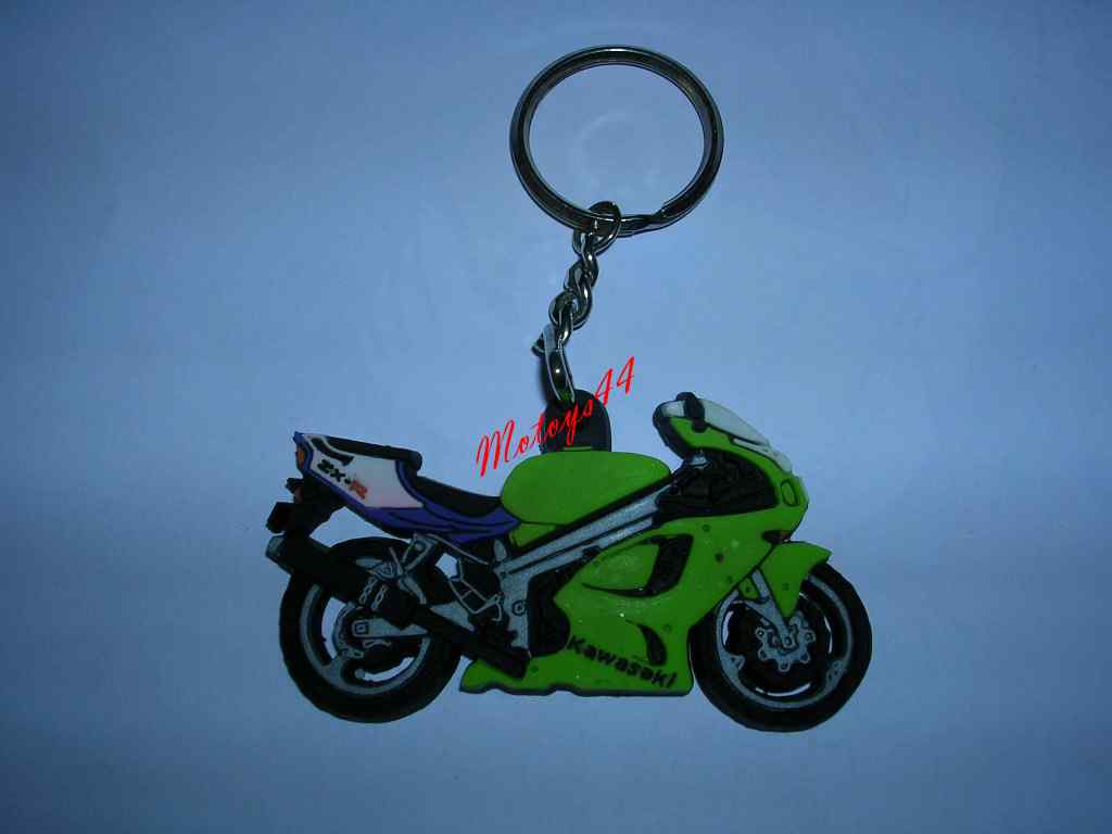 Porte-clés pour casque de moto kawasaki