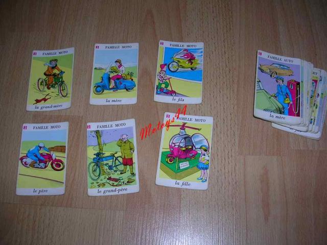 JEU DE 7 FAMILLES - famille moto 